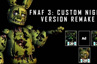 Fnaf 3: Custom Night version Remake